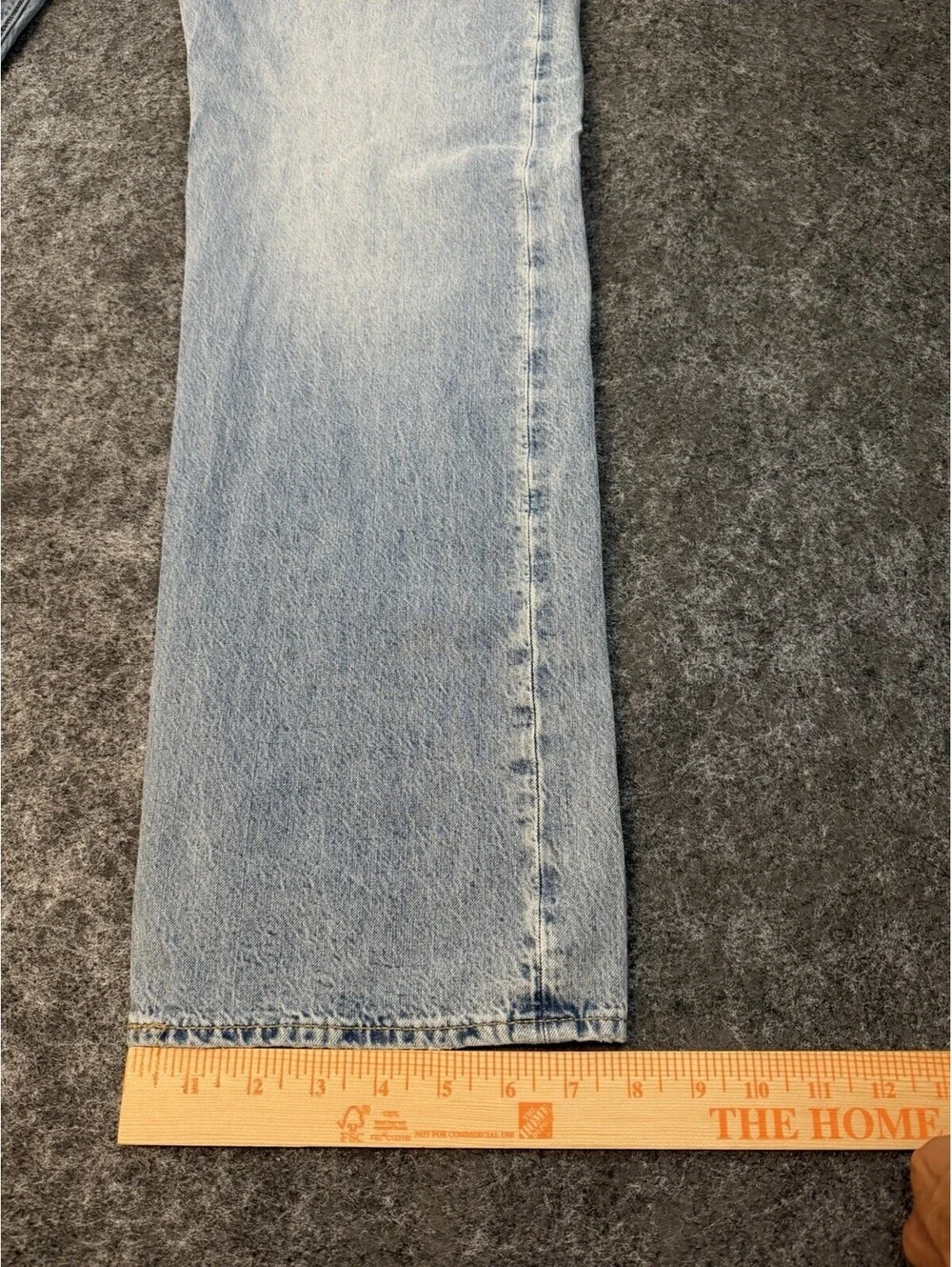 Levi’s Premium 501 Original Jeans Men’s 36x32 Light Wash Button Fly Straight